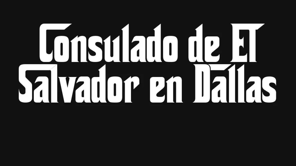 Consulado De El Salvador En Dallas