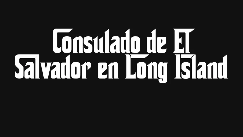 Consulado De El Salvador En Long Island
