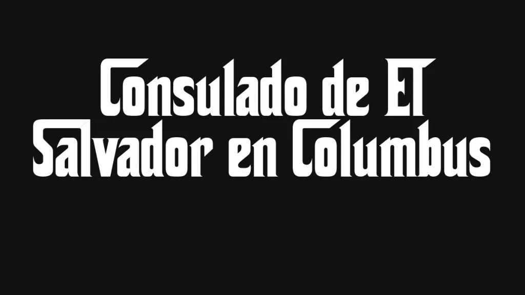 Consulado De El Salvador En Columbus