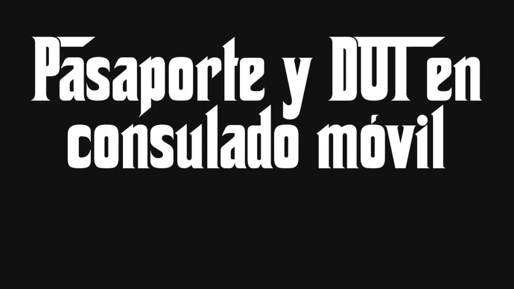 Pasaporte Y Dui En Consulado Movil